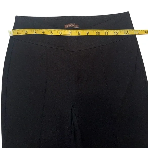 J.McLaughlin Black Ponte Pull-On Flare Pants XS - Picture 2 of 8